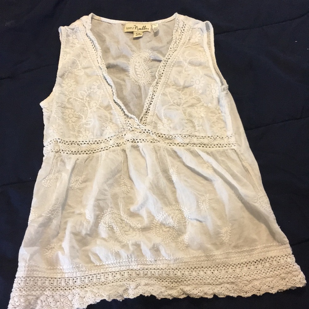 Light floral summer shirt